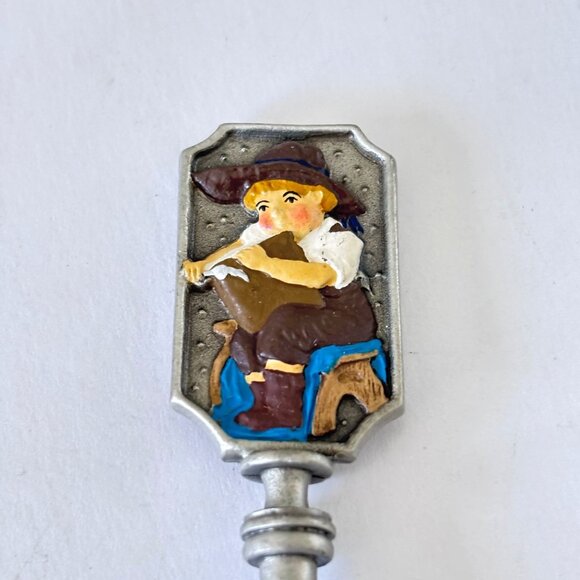 Franklin Mint Country Store Collectible Pewter Spoon Ceresota Flour Vintage Figu - Picture 2 of 4